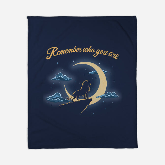 Remember Who You Are Moonlight-None-Fleece-Blanket-Loobs