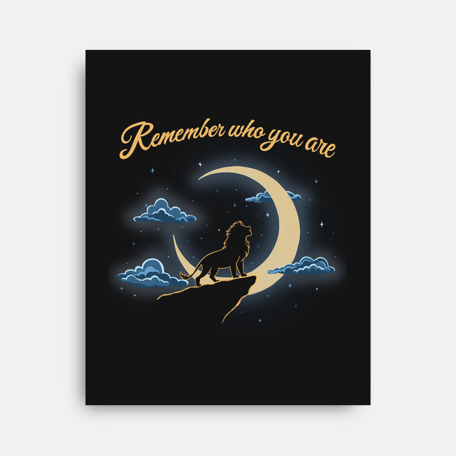 Remember Who You Are Moonlight-None-Stretched-Canvas-Loobs