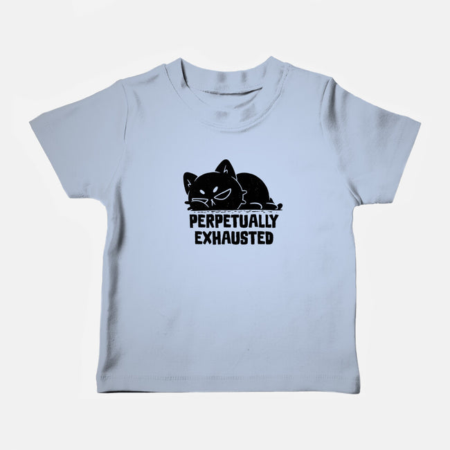Perpetually Exhausted-Baby-Basic-Tee-koalastudio