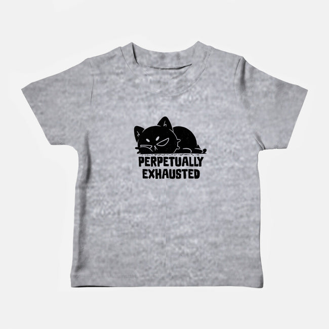 Perpetually Exhausted-Baby-Basic-Tee-koalastudio