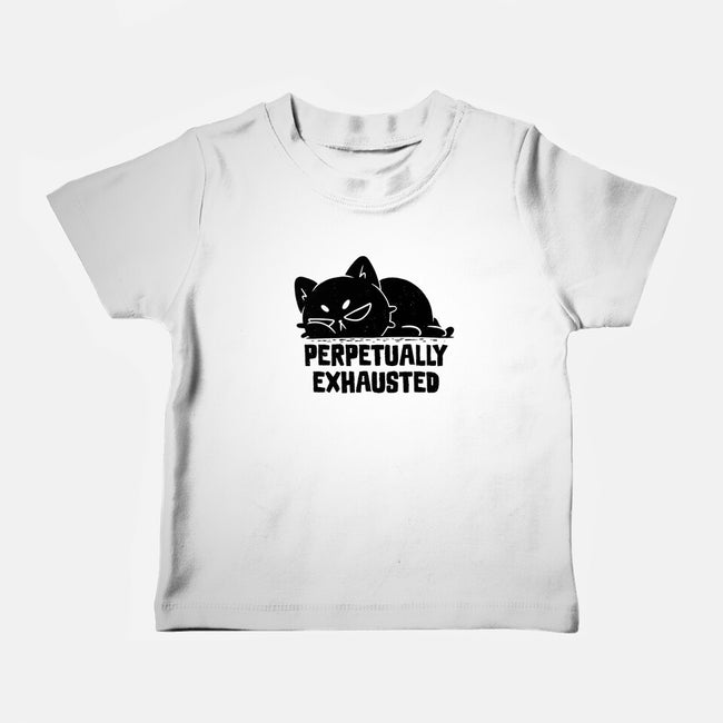 Perpetually Exhausted-Baby-Basic-Tee-koalastudio