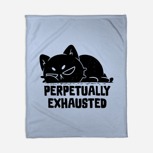 Perpetually Exhausted-None-Fleece-Blanket-koalastudio