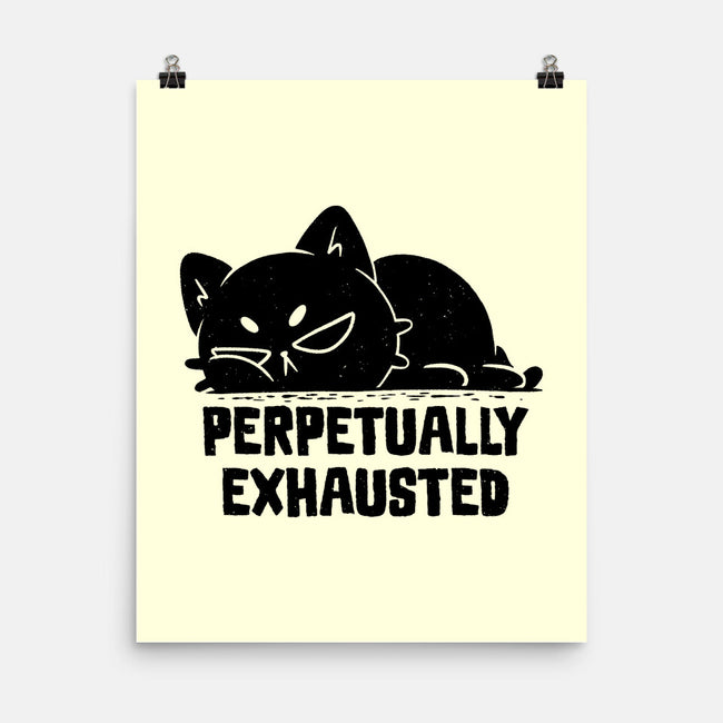 Perpetually Exhausted-None-Matte-Poster-koalastudio