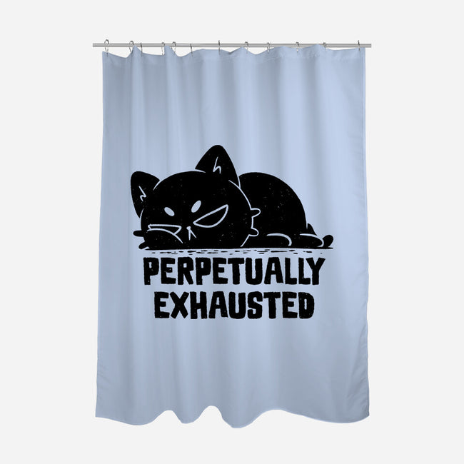 Perpetually Exhausted-None-Polyester-Shower Curtain-koalastudio
