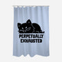 Perpetually Exhausted-None-Polyester-Shower Curtain-koalastudio