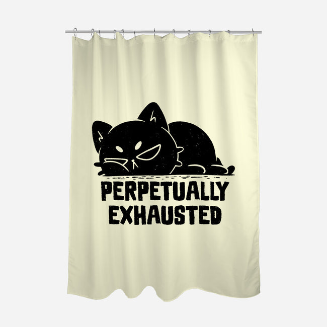 Perpetually Exhausted-None-Polyester-Shower Curtain-koalastudio