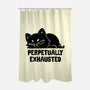 Perpetually Exhausted-None-Polyester-Shower Curtain-koalastudio