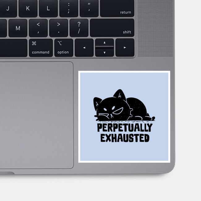 Perpetually Exhausted-None-Glossy-Sticker-koalastudio