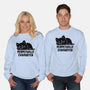 Perpetually Exhausted-Unisex-Crew Neck-Sweatshirt-koalastudio