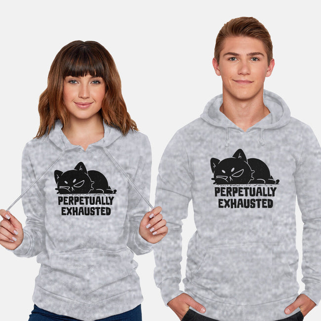 Perpetually Exhausted-Unisex-Pullover-Sweatshirt-koalastudio