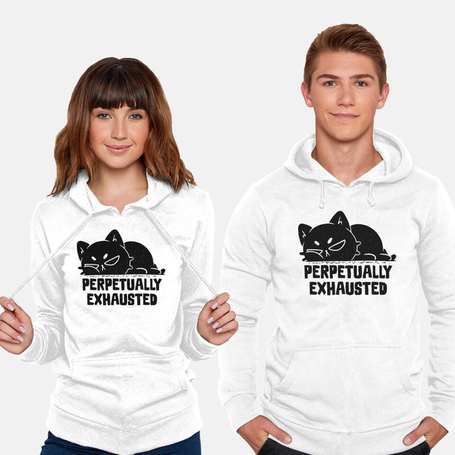 Perpetually Exhausted-Unisex-Pullover-Sweatshirt-koalastudio