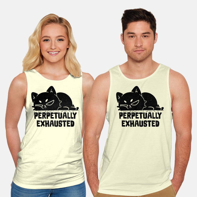 Perpetually Exhausted-Unisex-Basic-Tank-koalastudio