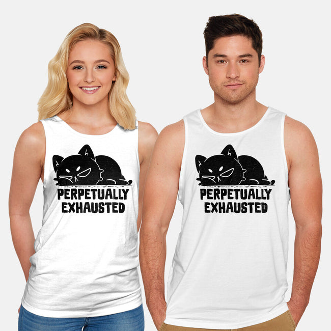 Perpetually Exhausted-Unisex-Basic-Tank-koalastudio