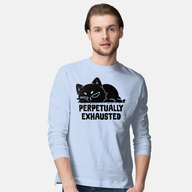 Perpetually Exhausted-Mens-Long Sleeved-Tee-koalastudio