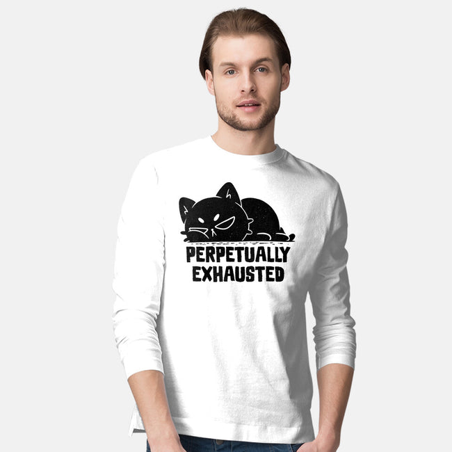 Perpetually Exhausted-Mens-Long Sleeved-Tee-koalastudio