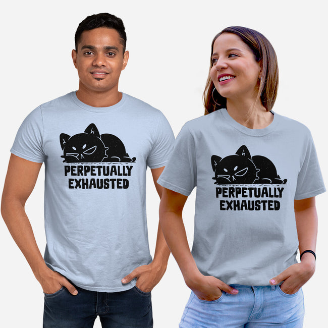 Perpetually Exhausted-Unisex-Basic-Tee-koalastudio