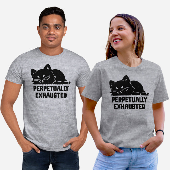 Perpetually Exhausted-Unisex-Basic-Tee-koalastudio