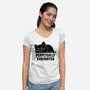 Perpetually Exhausted-Womens-V-Neck-Tee-koalastudio