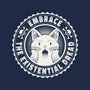 Smiling Through The Void-Womens-Fitted-Tee-tobefonseca