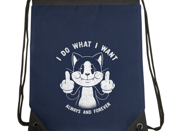 I Do What I Want Funny Cat