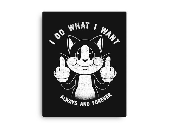 I Do What I Want Funny Cat