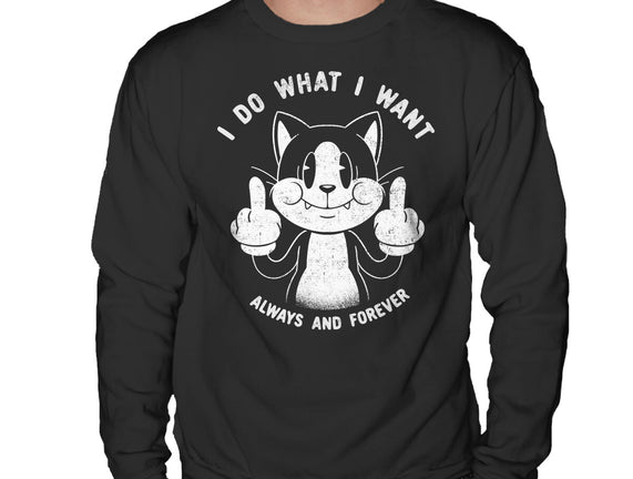 I Do What I Want Funny Cat