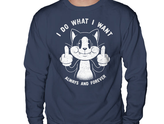 I Do What I Want Funny Cat