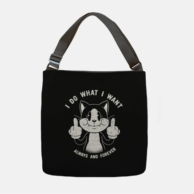 I Do What I Want Funny Cat-None-Adjustable Tote-Bag-tobefonseca