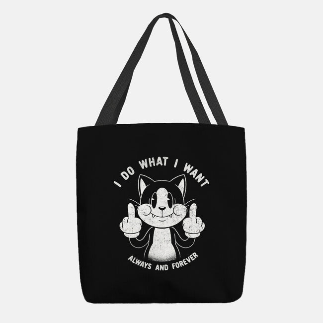 I Do What I Want Funny Cat-None-Basic Tote-Bag-tobefonseca