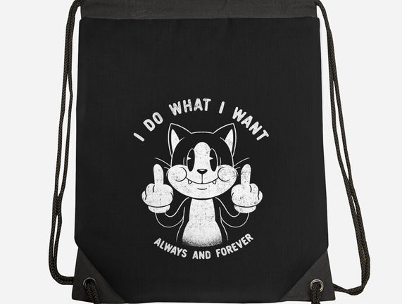 I Do What I Want Funny Cat