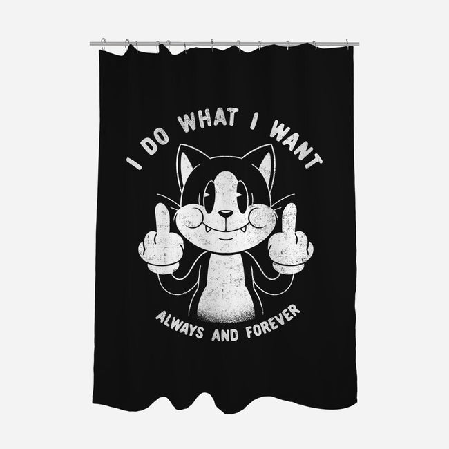 I Do What I Want Funny Cat-None-Polyester-Shower Curtain-tobefonseca