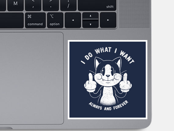 I Do What I Want Funny Cat