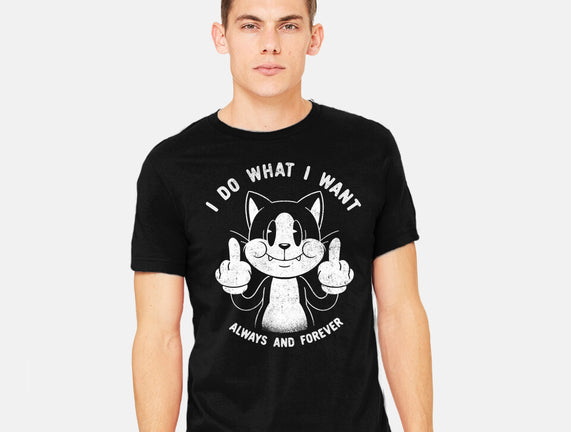 I Do What I Want Funny Cat