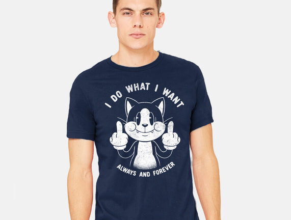 I Do What I Want Funny Cat