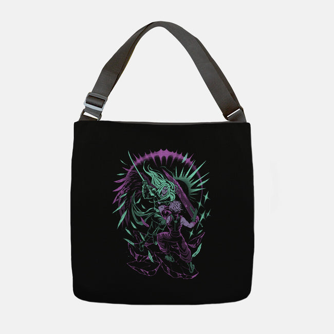 Seven Seconds Till The End-None-Adjustable Tote-Bag-ilustrata