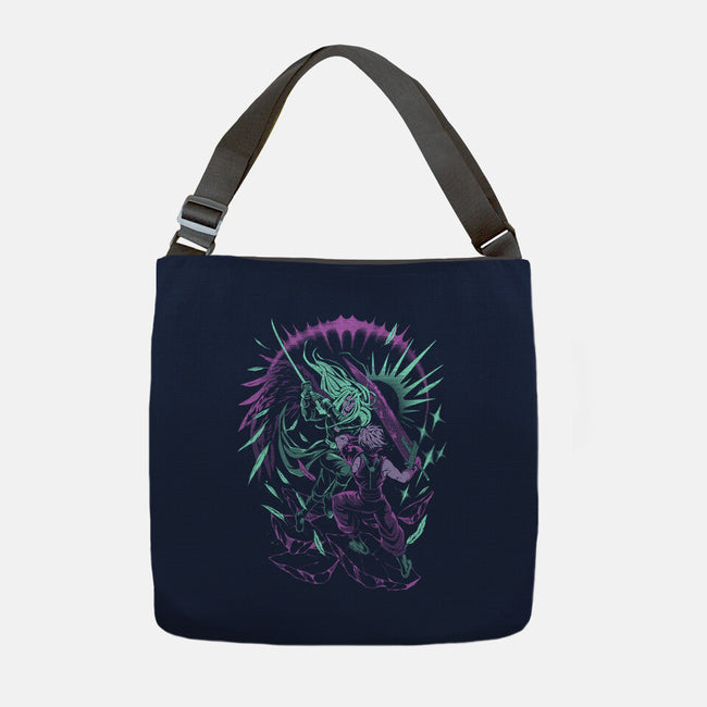 Seven Seconds Till The End-None-Adjustable Tote-Bag-ilustrata