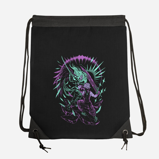 Seven Seconds Till The End-None-Drawstring-Bag-ilustrata
