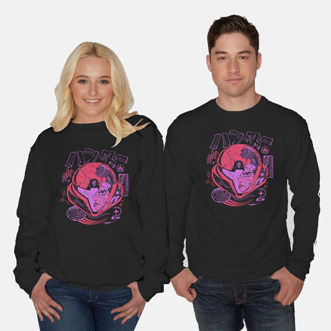 Hunter's Mind-Unisex-Crew Neck-Sweatshirt-ilustrata