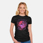 Hunter's Mind-Womens-Fitted-Tee-ilustrata