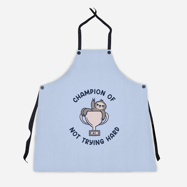 Slacker Champ-Unisex-Kitchen-Apron-rarpoint