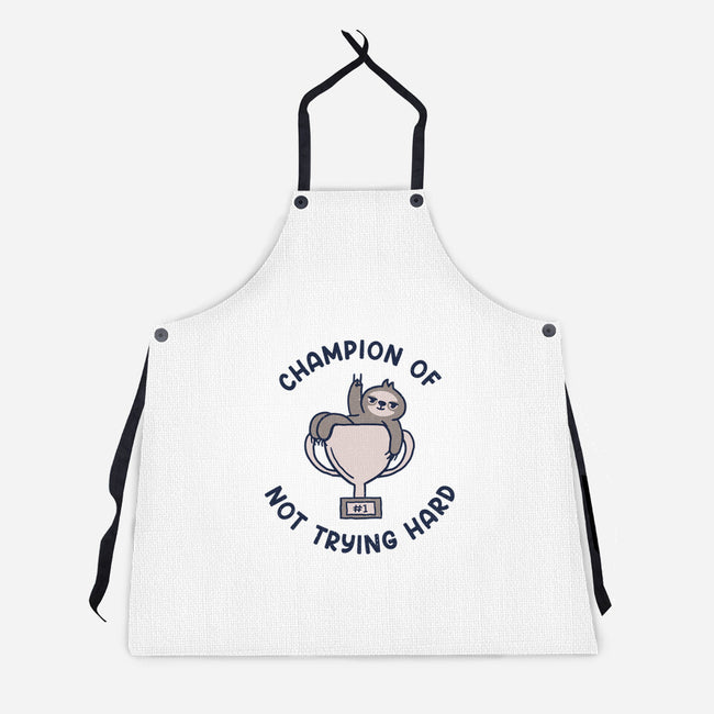 Slacker Champ-Unisex-Kitchen-Apron-rarpoint