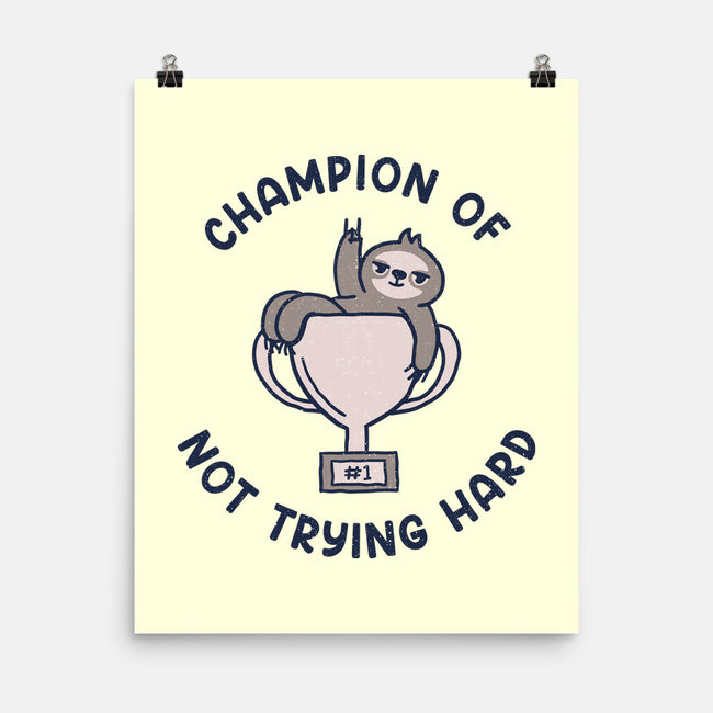 Slacker Champ-None-Matte-Poster-rarpoint