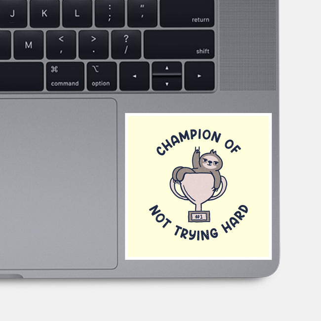 Slacker Champ-None-Glossy-Sticker-rarpoint