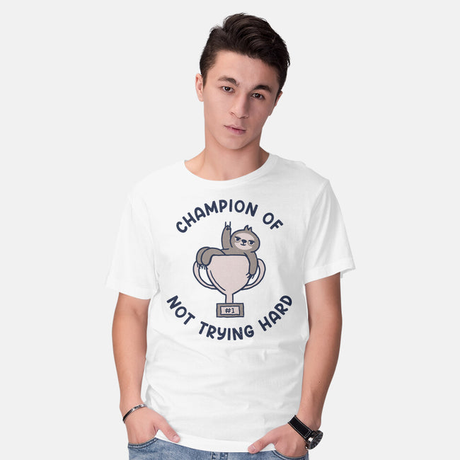 Slacker Champ-Mens-Basic-Tee-rarpoint