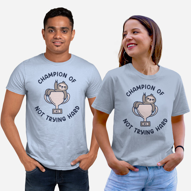 Slacker Champ-Unisex-Basic-Tee-rarpoint