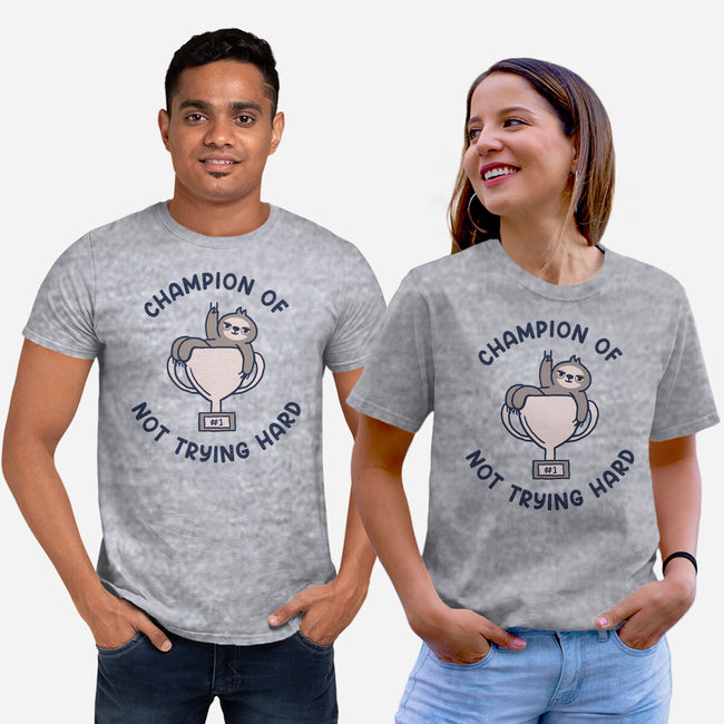 Slacker Champ-Unisex-Basic-Tee-rarpoint