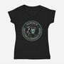 UFO Studies Department-Womens-V-Neck-Tee-rarpoint