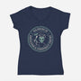 UFO Studies Department-Womens-V-Neck-Tee-rarpoint