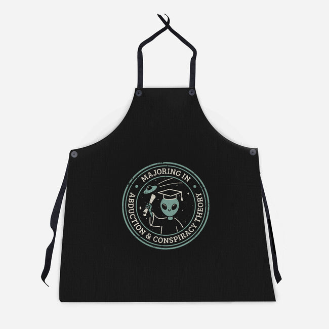 UFO Studies Department-Unisex-Kitchen-Apron-rarpoint