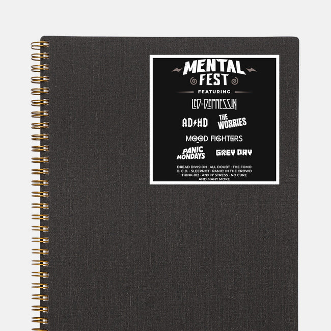 Mental Fest-None-Glossy-Sticker-rarpoint